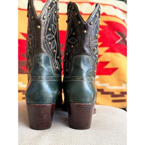 Cole Haan Studded Western Ankle Boots - crafted in Brazil - Picture 5 of 10